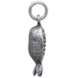 Luxe Silver Plate Pomegranate Charm side view