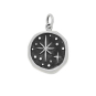 Luxe Silver Plate Wax Seal North Star Charm 22x15mm