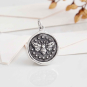 Luxe Silver Plate Wax Seal Bee Charm on white background
