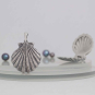 Luxe Silver Plate Shell Lockets
