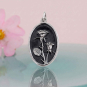 Luxe Silver Plate Rose Charm