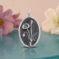 Luxe Silver Plate Poppy Charm