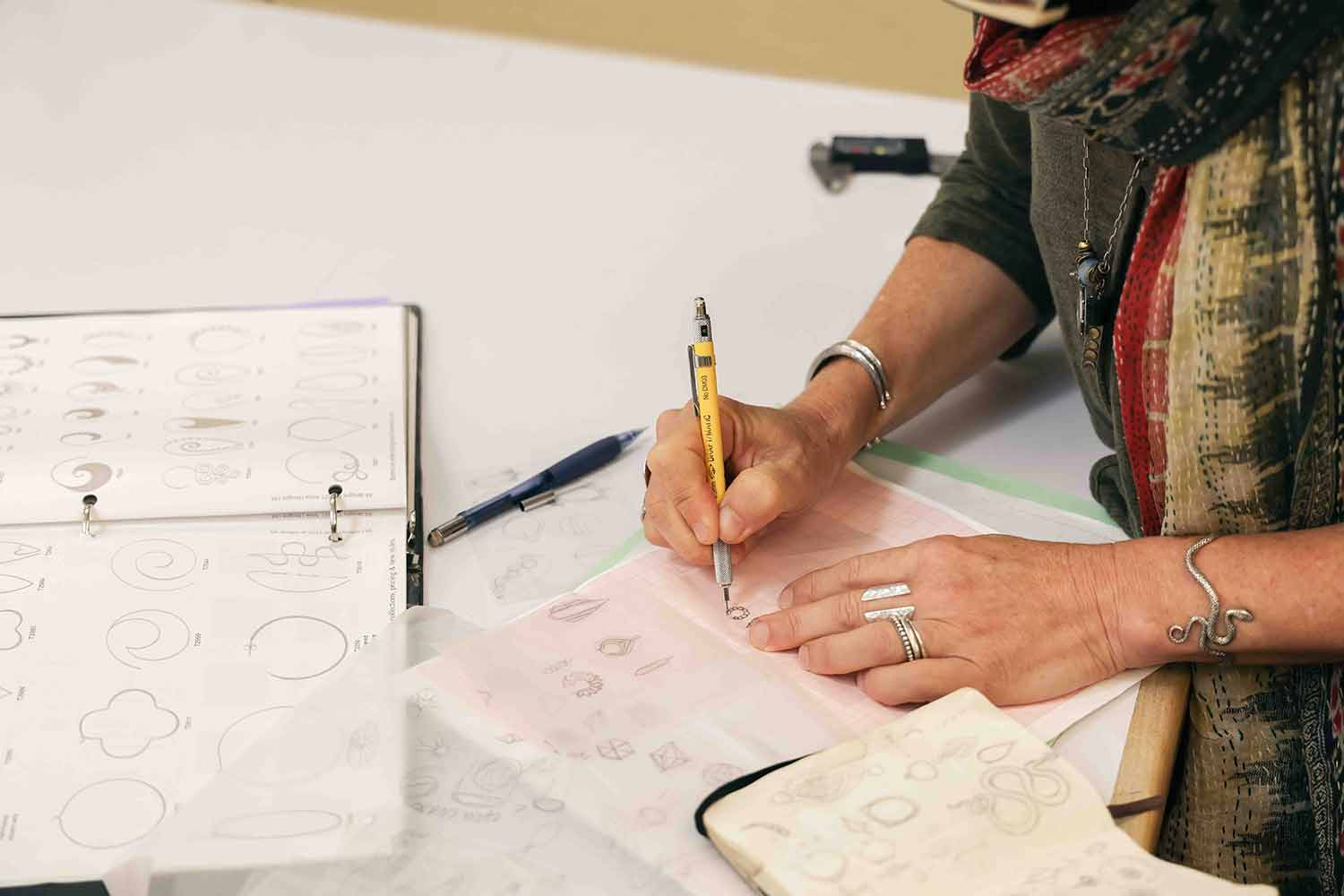 Leah Drawing sketches