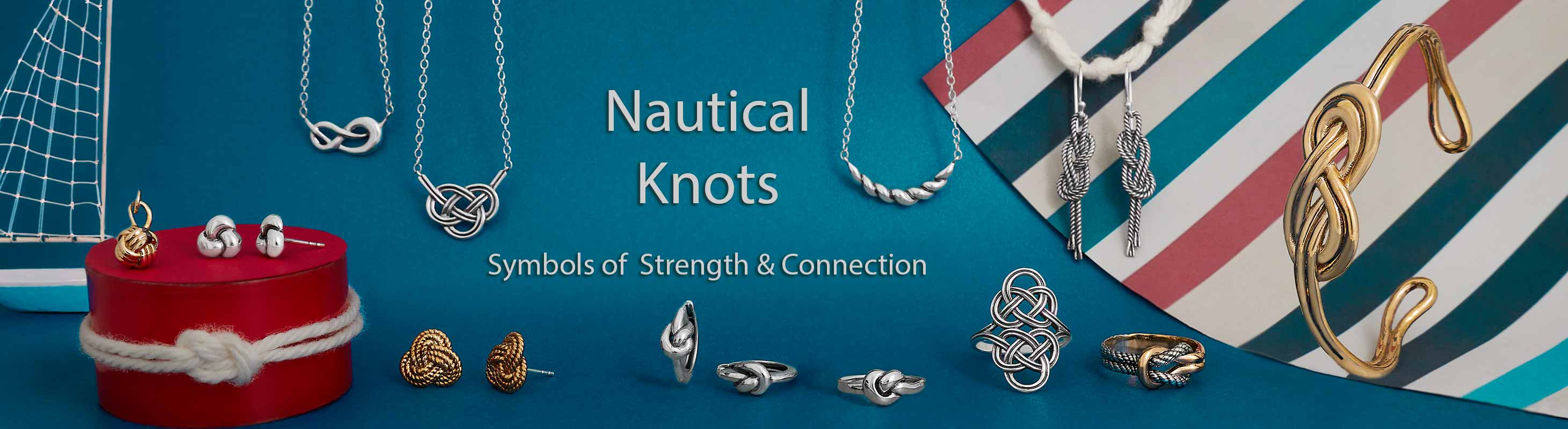Shop Nina Designs Nautical Knots collection for Symbols of Strength and Connection.