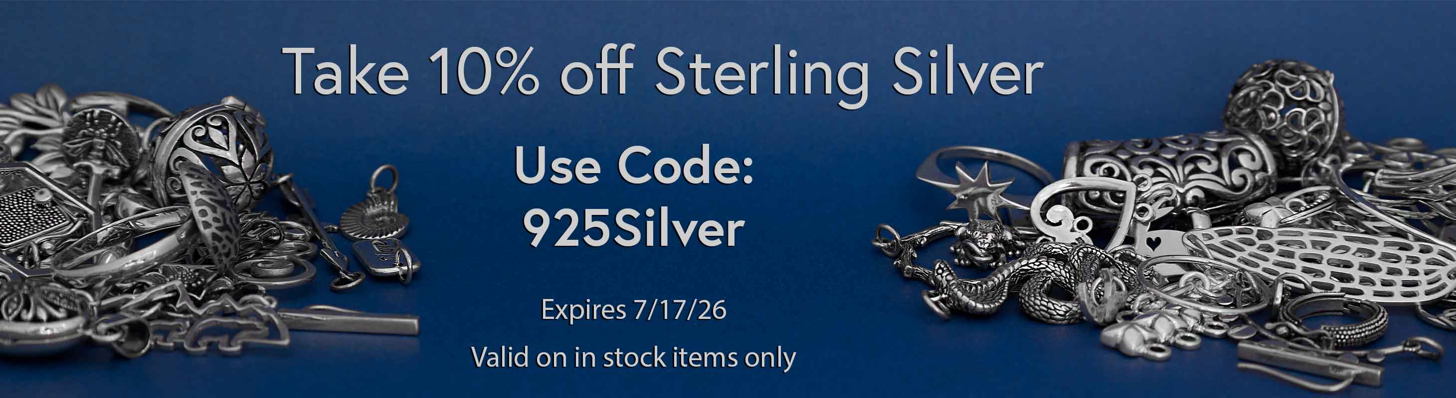 Take 10% off Sterling Silver