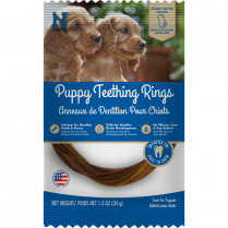 N-BONE Puppy Teething Ring Peanut Butter Single