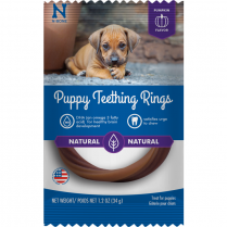 N-BONE Puppy Teething Ring Pumpkin Flavor Single 34g