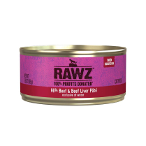 RAWZ Cat PATE 96% Beef & Beef Liver 24/155g