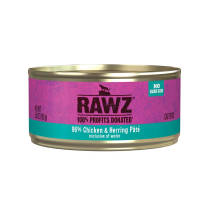 RAWZ Cat PATE 96% Chicken & Herring 24/155g