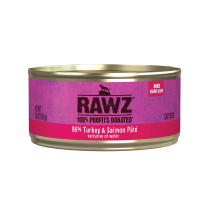 RAWZ Cat PATE 96% Turkey & Salmon 24/155g