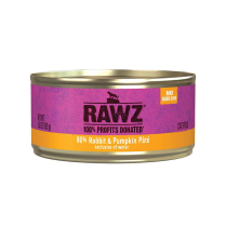 RAWZ Cat PATE 96% Rabbit & Pumpkin 24/155g