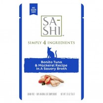 SA-SHI Cat TOPPER Tuna & Mackerel Pouches 8/50g