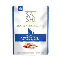 SA-SHI Cat TOPPER Tuna & Mackerel Pouches 8/50g