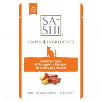 SA-SHI Cat TOPPER Tuna & Pumpkin Pouches 8/50g