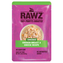 RAWZ Cat SHREDDED Chicken & Cheese Pouches 8/69g