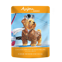 AUJOU Dog SHREDDED Chicken & Duck Pouches 8/69g