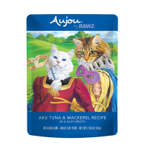 AUJOU Cat SHREDDED Aku Tuna & Mackerel Pouches 8/69g