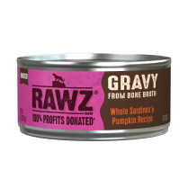 RAWZ Cat GRAVY Whole Sardines & Pumpkin 24/155g