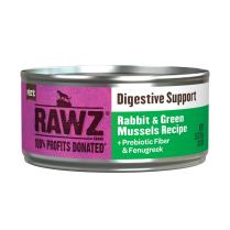 RAWZ Cat PATE Digestive Rabbit & G.Mussels 24/155g
