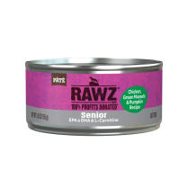 RAWZ Senior Cat PATE Chicken, G.Mussels & Pumpkin 24/155g