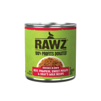 RAWZ Dog SHREDDED Beef, Pumpkin & Goat Milk 12/283g