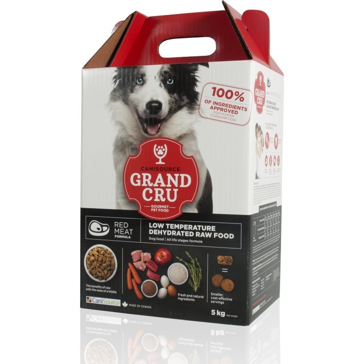 CANISOURCE GRAND CRU ドライフード 5kg Canisource Dog Grand CRU Red Meat Formula 5kg, Dog Food