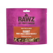 RAWZ Cat FD Rabbit, Goat Milk & G.Mussels Treat 28g
