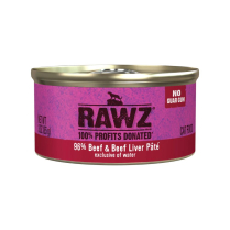 RAWZ Cat PATE 96% Beef & Beef Liver 18/85g