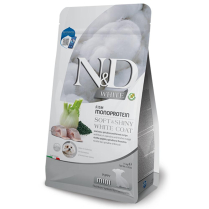 FARMINA ND WHITE Puppy Sea Bass & Norwegian Kelp Mini 1.5kg