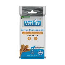 FARMINA VET LIFE Dog Treat Derma Mgt Fish MED/MAX 15/100g