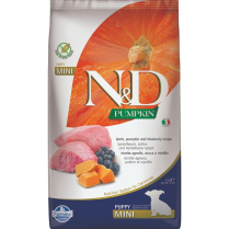 FARMINA ND PUMPKIN Puppy Lamb & Blueberry Mini 2.5kg