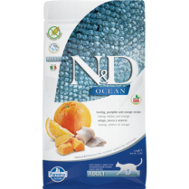FARMINA ND OCEAN Adult Cat Herring, Pumpkin & Orange 1.5kg