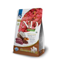 FARMINA ND QUINOA Dog Skin & Coat Venison AD Med/Maxi 7kg