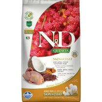 FARMINA ND QUINOA Dog Skin & Coat Quail AD Med/Maxi 7kg