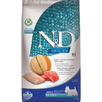 FARMINA ND OCEAN Dog Salmon, Cod & Cantaloupe AD Mini 7kg