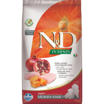FARMINA ND PUMPKIN Puppy Chicken & Pomegranate Med/Maxi 12kg