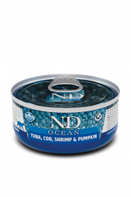 FARMINA ND OCEAN Cat Tuna, Cod & Shrimp 24/70g