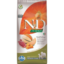 FARMINA ND PUMPKIN Dog Duck & Cantaloupe AD Med/Maxi 12kg