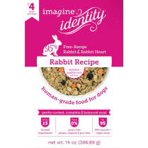 IDENTITY Dog Imagine 95% Rabbit Gently Cooked 8/14oz