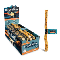DOGGINSTIX Braided Lamb Collagen 12" 20ct