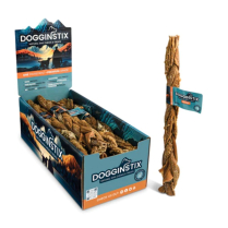 DOGGINSTIX Braided Beef Tripe 12" 15ct