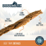 DOGGINSTIX Braided Beef Tripe 12" 15ct