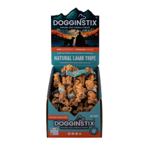 DOGGINSTIX Dog Chew - Tripe Lamb Braided Sticks 6" (30ct)