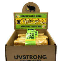 LIVSTRONG Himalayan Yak Cheese CocoBanana XL 175g Bulk 15ct