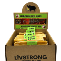 LIVSTRONG Himalayan Yak Cheese Maple Bacon XL 175g Bulk 15ct