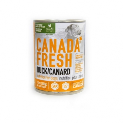 Canada Fresh Dog Food Duck 369g, 12 Pack, Single Protein