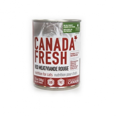 Canada Fresh Cat Food Red Meat 369g, 12 Pack, LID Formula