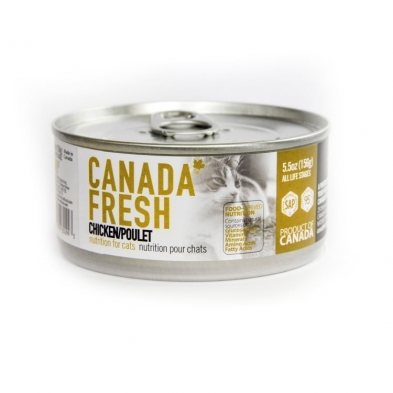Canada Fresh Cat Food Chicken 156g, 24 Pack, High-Protein