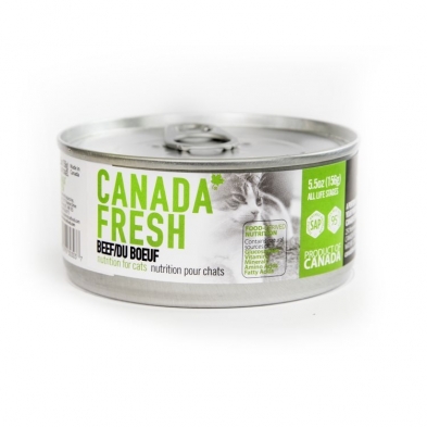 Canada Fresh Cat Food Beef 156g, 24 Pack, Grain-Free