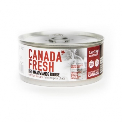 Canada Fresh Cat Food Red Meat 156g, 24 Pack, LID Formula